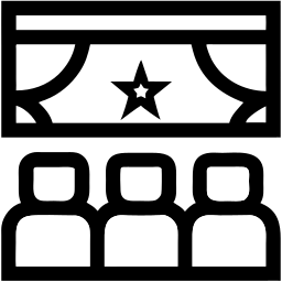 theater line icon