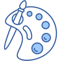 palette two color icon