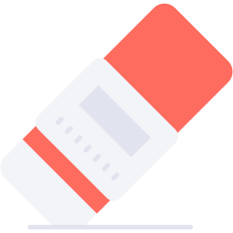 eraser flat icon