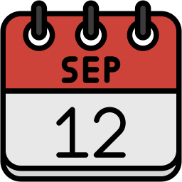 calendar lineal color icon