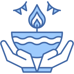 diwali two color icon