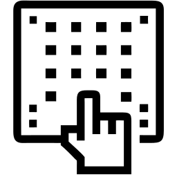 keyboard line icon