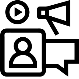 influencer marketing line icon