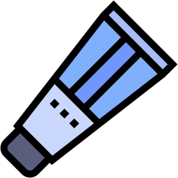 ointment tube lineal color icon