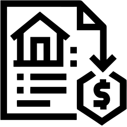housing bubble line icon