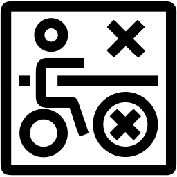 wheelchair line icon