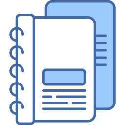 notebook two color icon