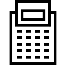 calculatrice ligne icône