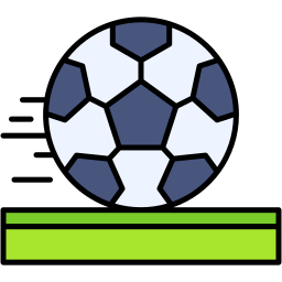 soccer ball lineal color icon