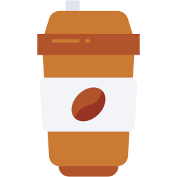 xícara de café plano ícone