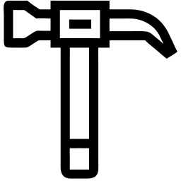 锤 线条 图标