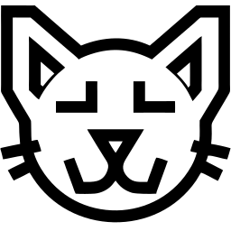 кот линия иконка