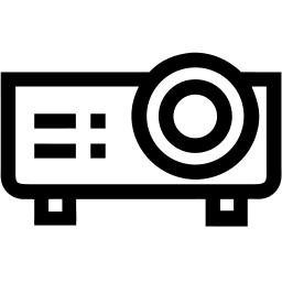 projector line icon