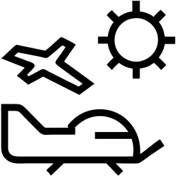 airplane line icon