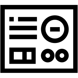 仪表板 线条 图标