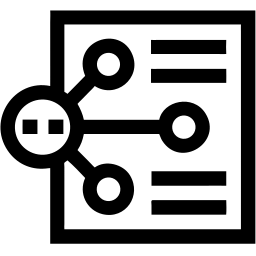 network diagram line icon