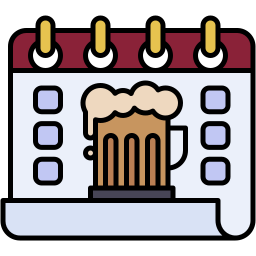 oktoberfest lineal color icon