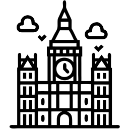 Big Ben linie Icon