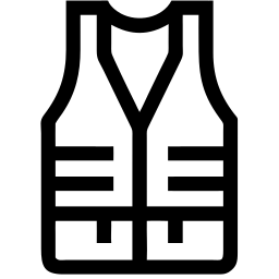 安全背心 线条 图标