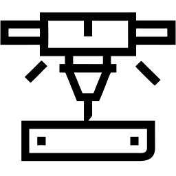 3D-Drucker linie Icon