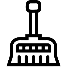 dustpan line icon