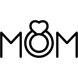 maman ligne icône
