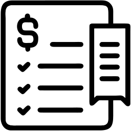 invoice line icon