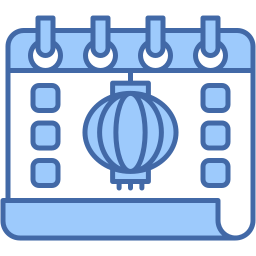 calendar two color icon
