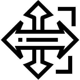 resize line icon