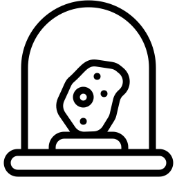 asteroid line icon