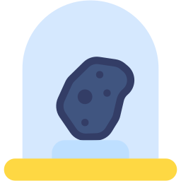 asteroid flat icon