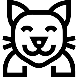 猫 线条 图标