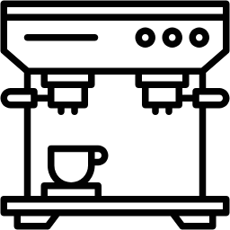 espresso machine line icon