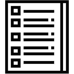 قائمة خط أيقونة