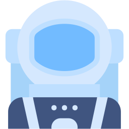 astronaut datar ikon