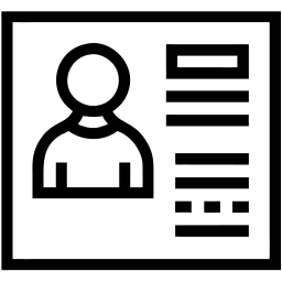 Benutzerprofil linie Icon