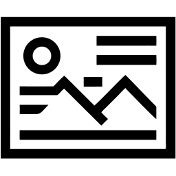 photo line icon