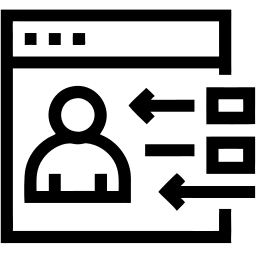 用户 线条 图标