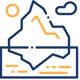 iceberg two color icon