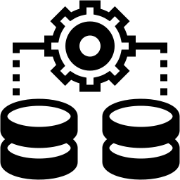 data processing duotone icon