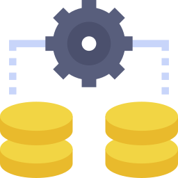 data processing flat icon