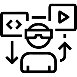 vr line icon