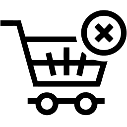remove from cart line icon