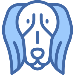 beagle two color icon