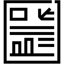 documento línea icono