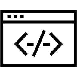 html line icon