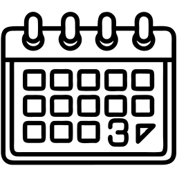 calendar line icon
