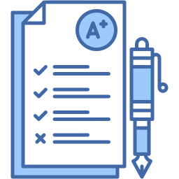exam two color icon