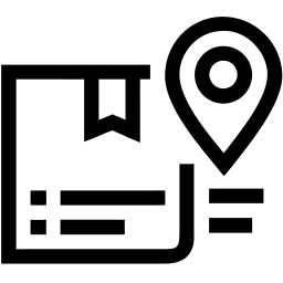 package tracking line icon