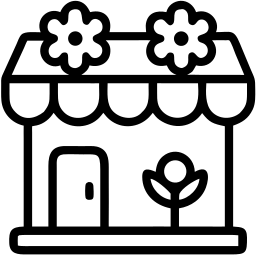 花店 线条 图标